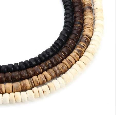 3strand 5mm Natural Oblate Wood Beads Fit Necklace Bracelet Findings Loose Space Wooden Beads For Jewelry Making Houten Kralen 5mm 110pcs