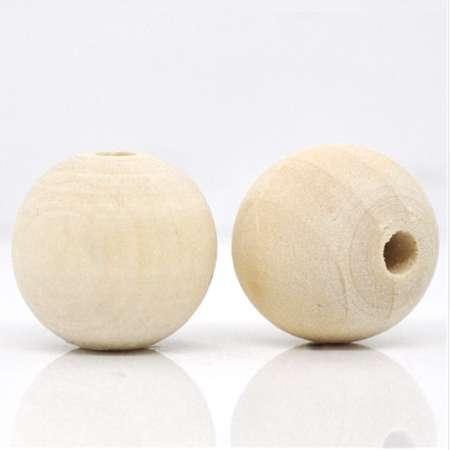 DoreenBeads 50 Round Wood Spacer Beads 17mm-18mm (B12713), yiwu