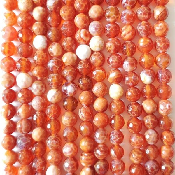 8mm natural Agate beads, Faceted Fire agate bead, huge color selection of Loose Beads for Bracelet Necklace Making.