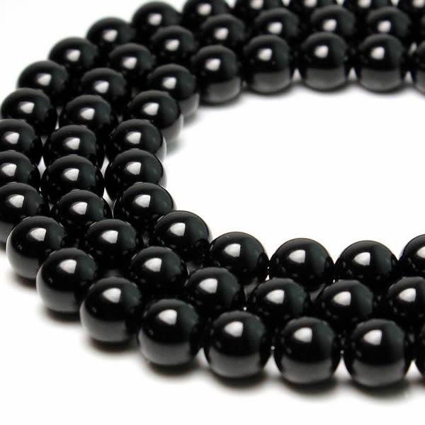 Natural black agate bead, size 6mm/8mm/10mm for choice, sold by 5 strands/lot (approx 15 inch per strand)