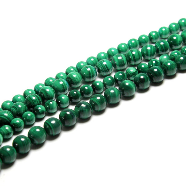 AAA+ Natural Top grade Malachite Semi-precious Stone beads For Jewelry Making DIY Material 4/ 6/8/10/12 mm Strand 15.5''