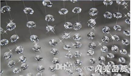 10000pcs/lot 14mm wedding decorations clear crystal beads , chandelier crystal glass beads, christmas tree crystal strand beads