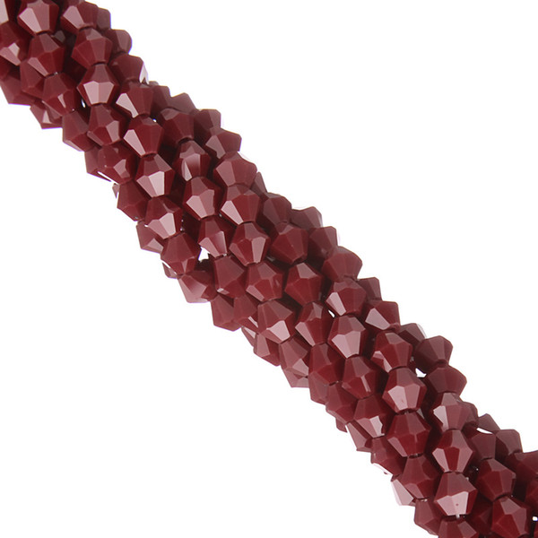 Glass Beads DIY Jewelry Making Spacer Charm Beads sale 4mm 110ps Candy Color Faceted Crystal