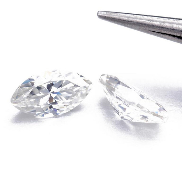 Wholesale Marquise Brilliant Cut Moissanite Loose Stones VVS1 Excellent Cut Grade Test Positive Lab Diamond For Making Rings Jewelry