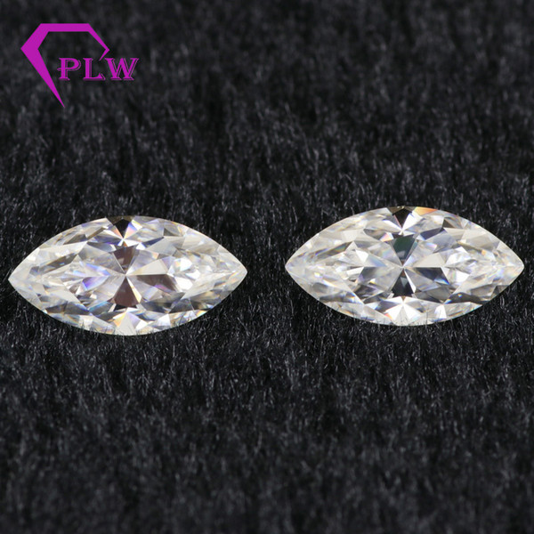 Marquise Cut Moissanite Lab Grown Gemstone GH Color 2X4mm 0.1ct*10Pcs/Pack/CTW 1 Carat VVS Wholesale Price For Ring Bracelet CJ191219