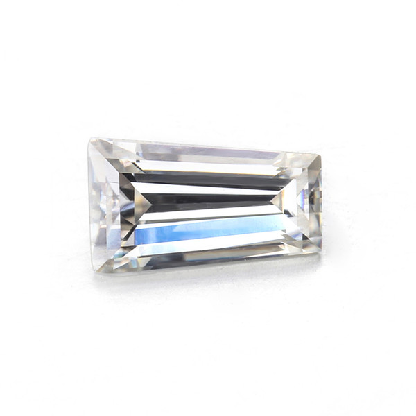 0.2CT to 0.6CT trapezoid cut moissanite loose stones D color VVS1 clarity forever shine lab grown diamond test positive