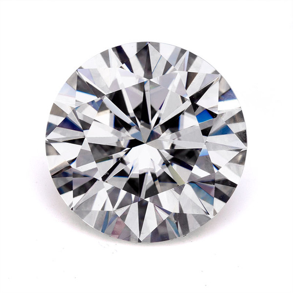 Hot-sale 1ct D white 6.5mm vvs clarity round brilliant cut loose synthetic moissanite high quality moissanite