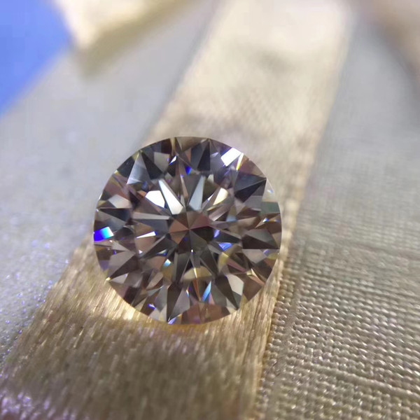 0.1Ct~8.0Ct(3.0MM~13.0MM) G/H Color VVS Clarity Round Brilliant Synthetic Lab Grown Certified Diamond Moissanite Diamond Test Positive