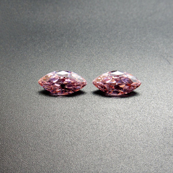 1.5x3mm-8x16mm 10 Sizes High Quality 3A Cubic Zirconia Pink CZ Marquise Shape Cut Loose Gemstone Wholesale For Jewelry Making 500pcs/lot