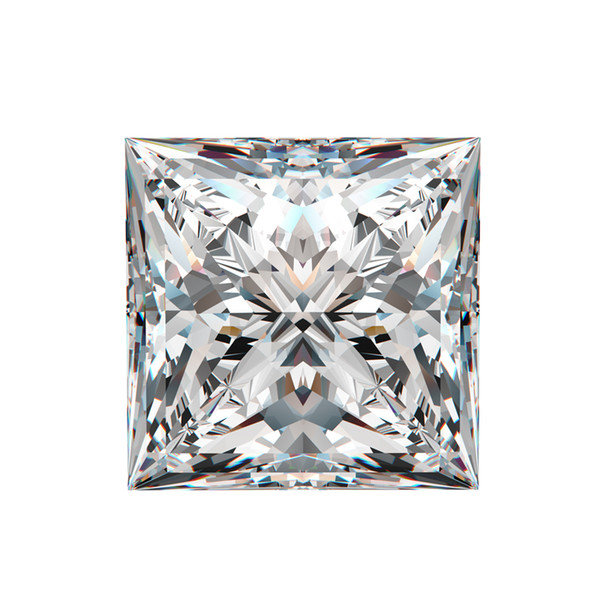 0.15Ct~6.0Ct(5MM~10MM) Princess Cut D/F Color VVS Clarity With A Certificate For Setting Lab Diamond Moissanite Stone 3EX Cut Loose Diamond