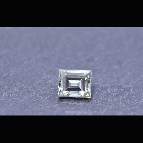 0.5Ct(3*5MM) Rectangular Cut Lab Diamond Moissanite Stone D/F Color VVS Clarity Perfect 3EX Cut Synthetic Certified Diamond Test Positive