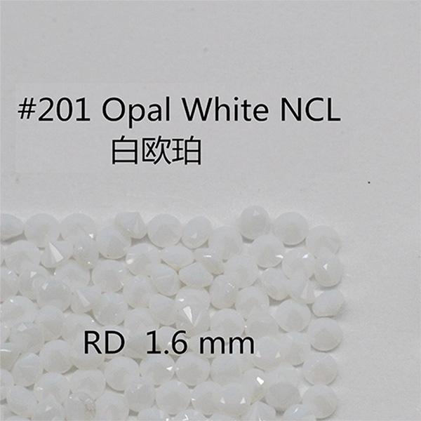 Nano Crystal Gem 2.25mm Round White Colors Facet Cut Top Quality Thermostable Synthetic Loose Gemstone For Jewellery 1000pcs Per Color A Lot