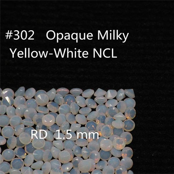 2mm Round Nanogem Crystal White Colors Facet Cut Top Quality Thermostable Synthetic Loose Gemstone For Jewellery 1000pcs Per Color A Lot