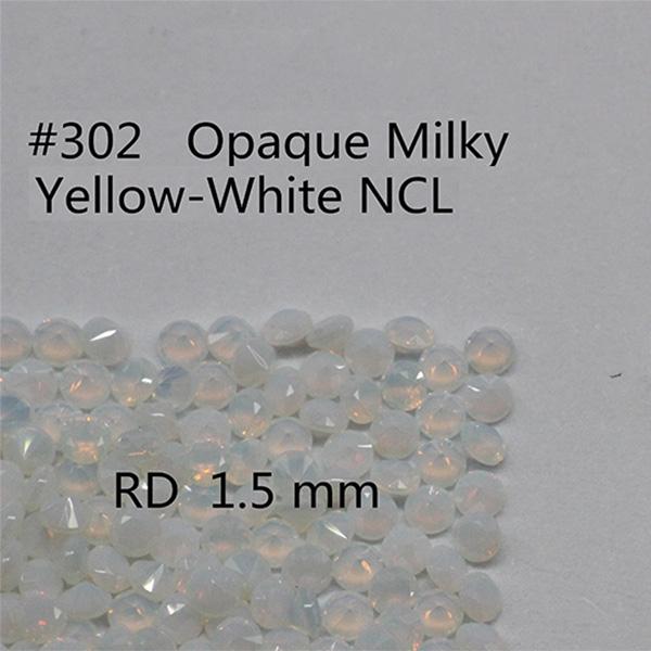 White Colors Nano Crystal Gem 2.75mm Round Facet Cut Top Quality Thermostable Synthetic Loose Gemstone For Jewellery 1000pcs Per Color A Lot