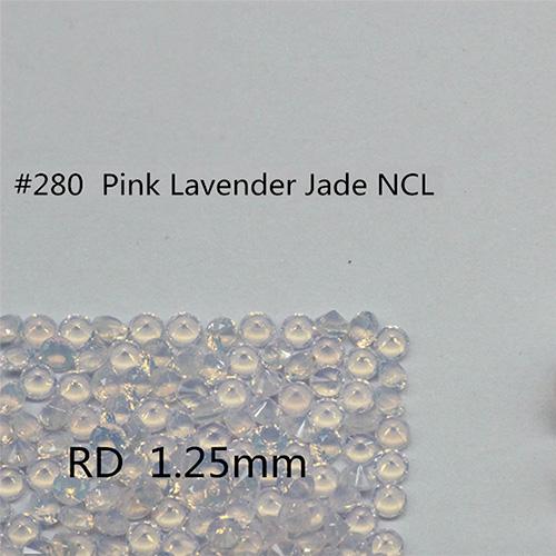 Pink Color Nanogem Crystal 3mm Round Top Quality Thermostable Synthetic Loose Gemstone For Jewellery 1000pcs Per Color A Lot