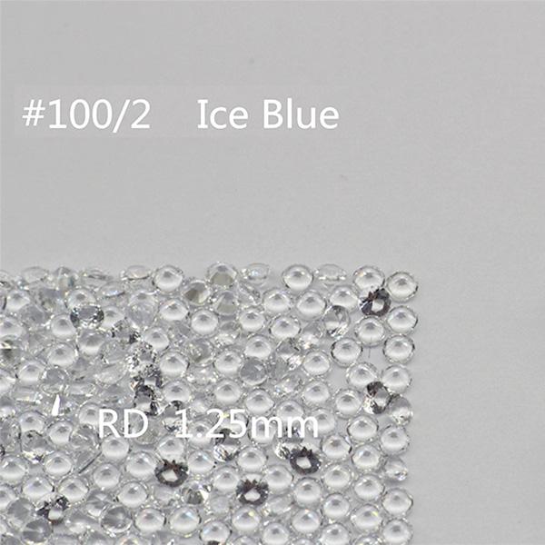 Top Quality 3mm Round Facet Cut White Colors Nano Crystal Gem Thermostable Synthetic Loose Gemstone For Jewellery 1000pcs Per Color A Lot