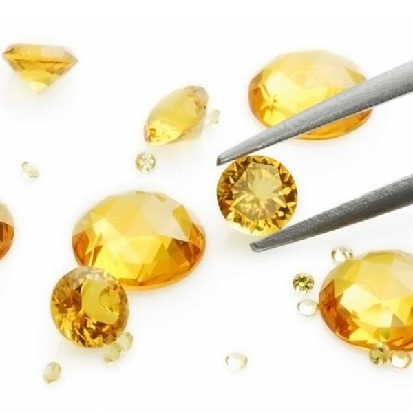 Round 1.0-3mm #1023 Medium Light Yellow High-end Nano Crystal Thermostable Synthetic Loose Gemstone For Jewelry 1000pcs/Lot