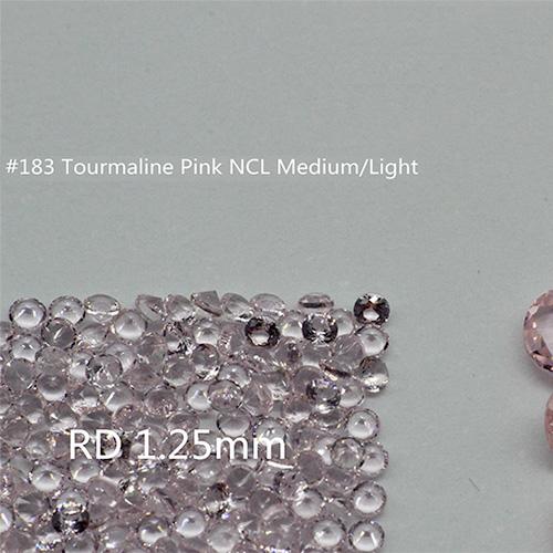 Pink Color Nanogem Crystal 2.5mm Round Top Quality Thermostable Synthetic Loose Gemstone For Jewellery 1000pcs Per Color A Lot