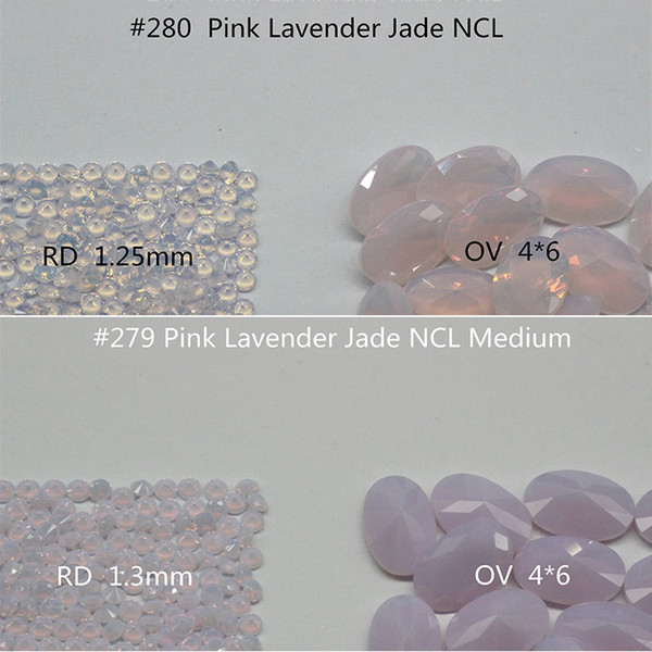 Pink Color 1.25mm Round Nanogem Crystal Facet Cut Top Quality Thermostable Synthetic Loose Gemstone For Jewellery 1000pcs Per Color A Lot