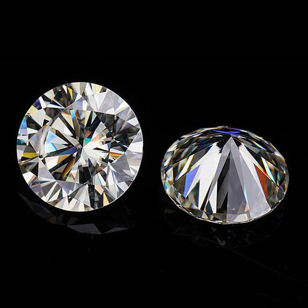 Round Brilliant cut 7.0mm 1.2ct F Color Moissanites Loose Stone VVS1 Excellent Cut Grade Test Positive high quality