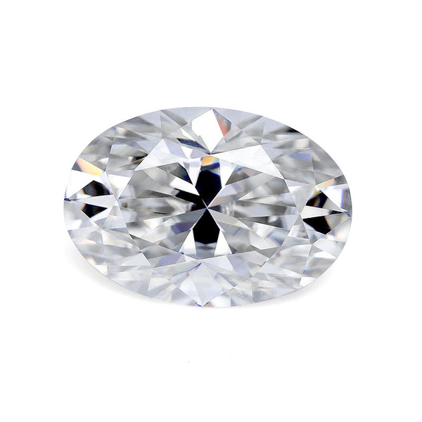 Loose moissanite diamond oval cut 2ct 7x10mm gemstones price per carat