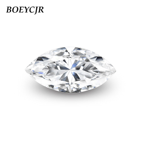 BOEYCJR Custom D Color Marquise Cut Brilliant Cut Moissanite Loose Stone Excellent Jewelry Making Engagement Ring