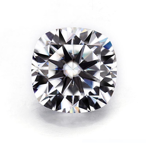 Top Quality Cushion brilliant cut 10x10mm EF Color Lab Grown Moissanites Diamonds for Jewelry Ring