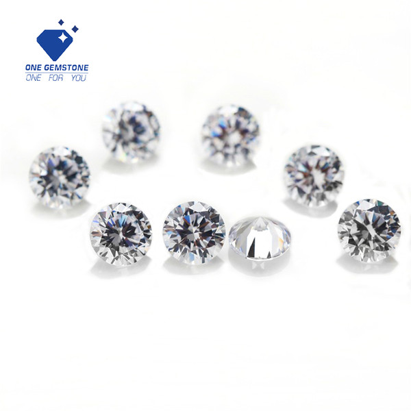 5 pieces 1 carat 6.5mm DEF color round shape moissanite with wholesale price