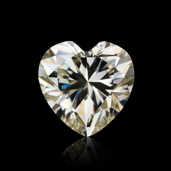 1.0 carat I-J-K color moissanites 6.5*6.5mm heart shape brilliant cut moissanites stone for jewelry making