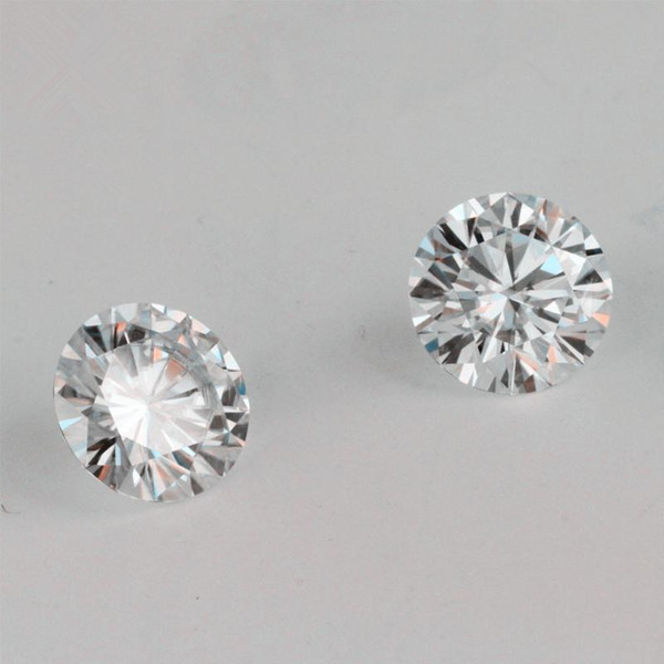 Offer The Certificate Test Positive IJ Color Round Brilliant Cut 1ct 6.5mm VVS Clarity Lab Grown Moissanite Diamond For Earring