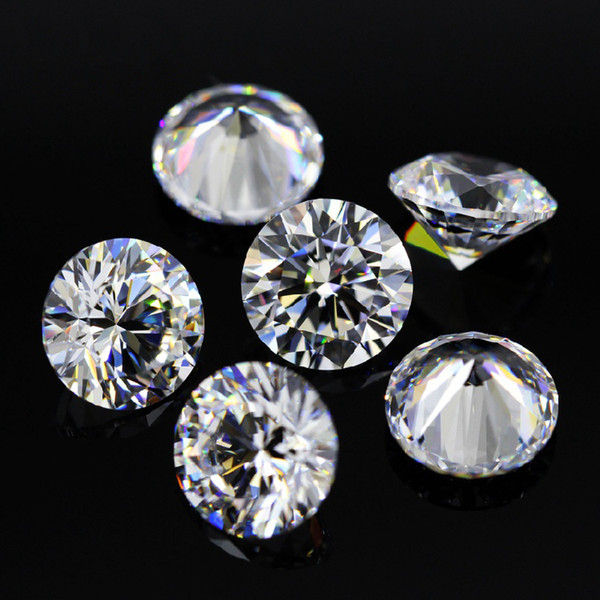 1.0MM to 2.9MM moissanite loose stone D/F color round brilliant cut lab grown small loose diamond test positive never fade