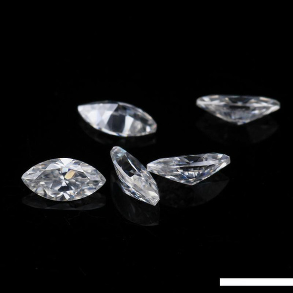 moissanites EF color 2*4mm marquise shape loose moissanites gems stones tested positive