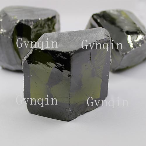 DHL free shipping raw cz 1kg uncut peridot green cubic zirconia rough from China