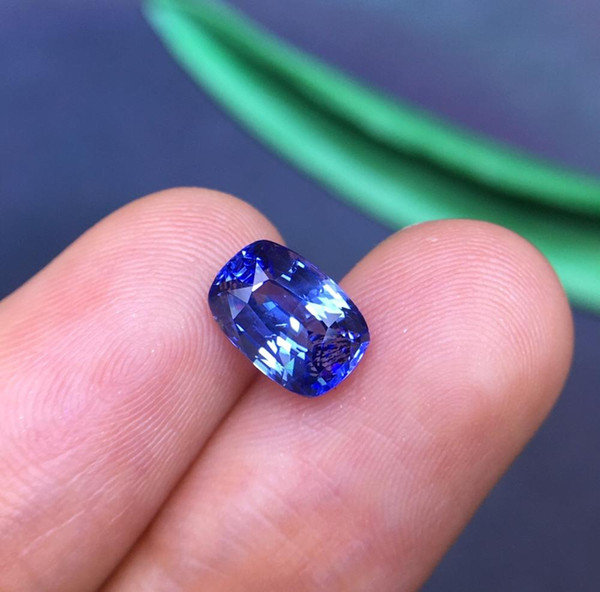 Blue Sapphire Gemstone 100% Natural Unheat Cornflower Blue Sapphire Loose Gemstones 2.11ct Loose Stones for Jewelry Making