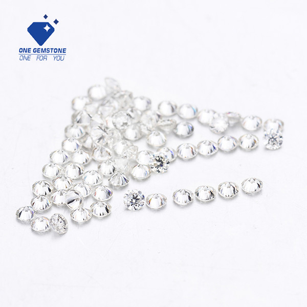 DEF color pure white 1 carat small sizes 0.9mm to 2.8mm moissanite melee stone use for jewelry side stone