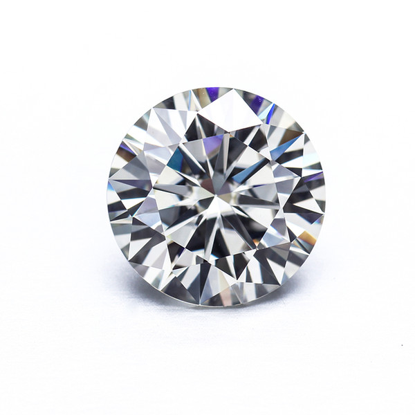 Cheester Gems Round Brilliant Cut 1.5ct 7.5mm IJ Color Lab Created Moissanites.