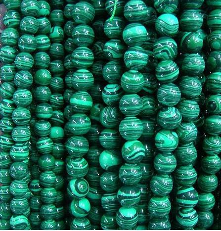 4-12MM Natural malachite round beads gemstone loose beads fashion jewelry for bracelets.150pcs/lot.