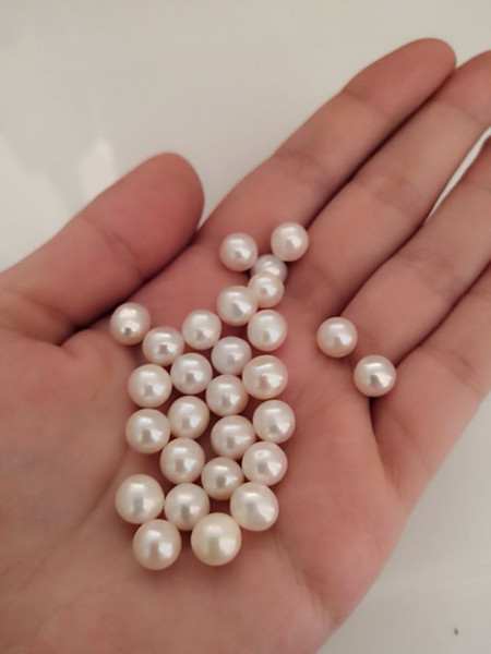 White Natural Freshwater Pearl Bead Jewelry Finding Making