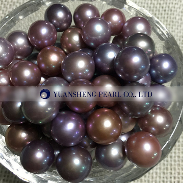 [YS] 10-12mm AAAA Perfect Round High Luster Freshwater Loose Pearls Edison Pearl In Loose