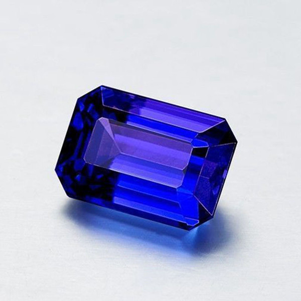 9.50 - 10.00 CTS 12.00 x 10.00 mm EMERALD CUT SHAPE D'BLOCK  BLUE NATURAL TANZANITE GEMSTONE