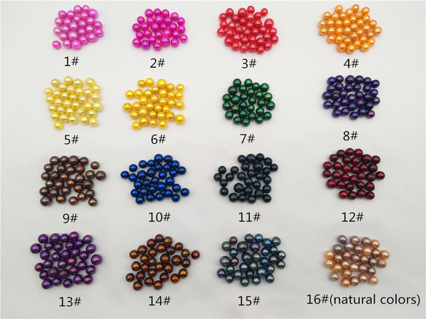 Wholesale Bulk Rainbow Colored Loose Edison Pearls Not In Oysters Big Large Loose Pearls With Free Shipping