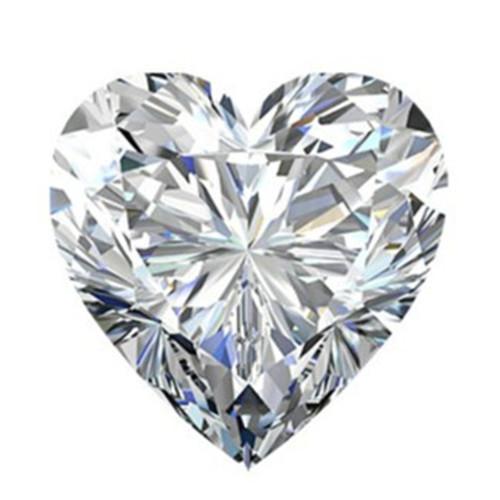 2Ct 7.0 mm Certificate Test Positive Loose Moissanite Genuine Heart Shape CHARLES & COLVAR Fire Brilliance Moissanite