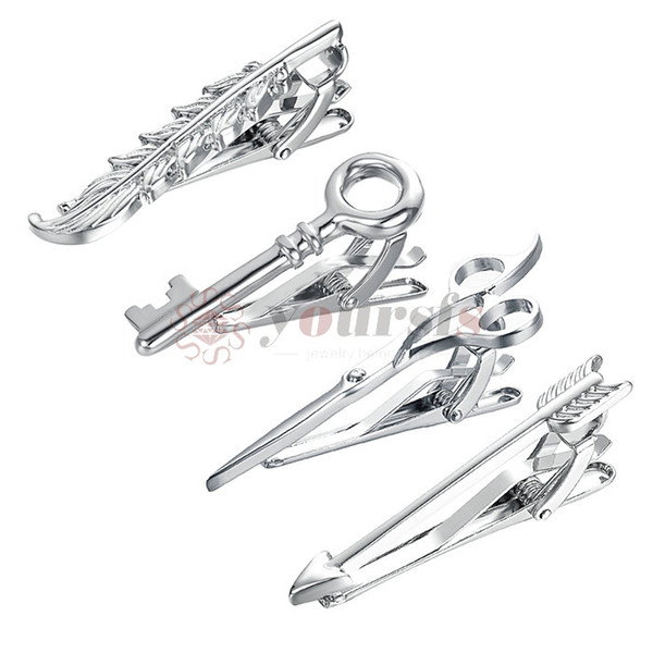 Yoursfs Arrow Tie Clip For Men Stainless Steel Feather Arrow Slim Tie Pin