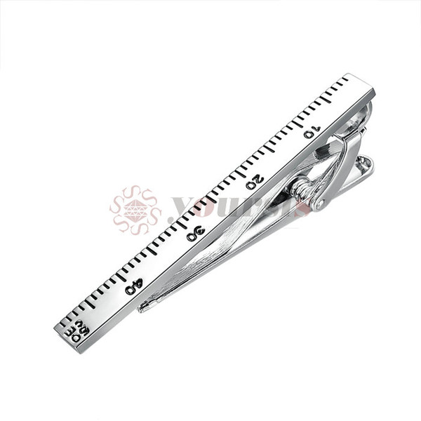 Yoursfs Classic Silver Tie Clips For Mens Pin Clasp Tie Bar Fashion Tie Clip Business Gift