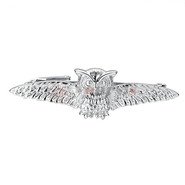 Yoursfs Owl Tie Clips Men Silver Accessories Novelty Accessories Tie Bar Clip