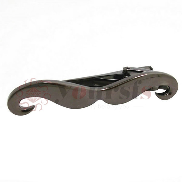 Yoursfs Tungsten Electroplated + Beard shape man's Tie clips + free shipping !!! High quality metal tie clips