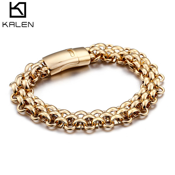 Men Bracelet Wholesale 220 MM Black/Silver/Gold Color Special Jewelry For Men Gift to Lover