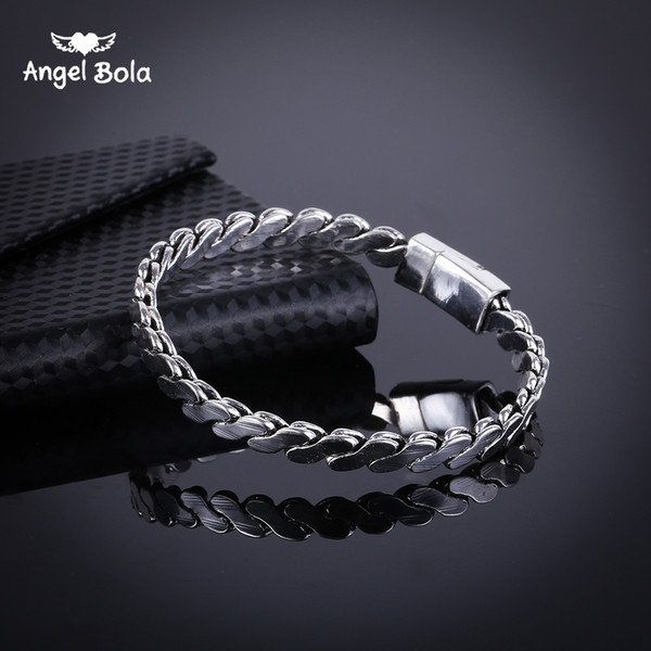 Fashion creative boys bracelet men's ancient silver jewelry creative trend men's bracelet