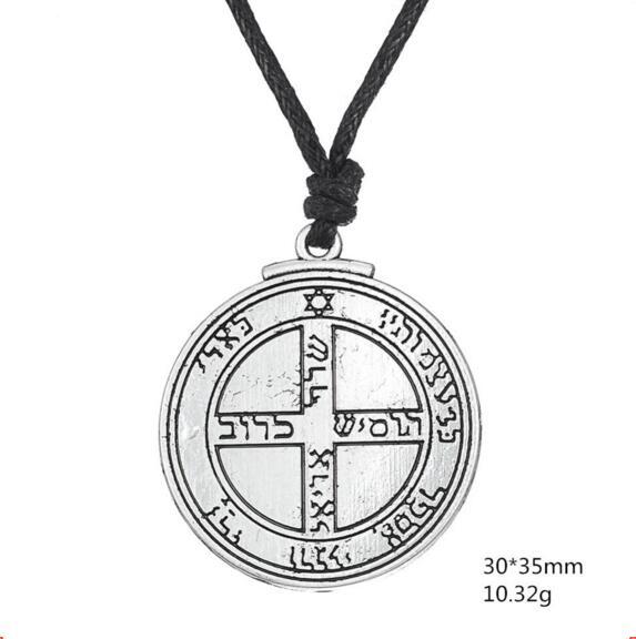 5pcs/Lot Norse Pagan Rune Alphabet Viking Slavic Amulet and Talisman Supernatural Pendant Necklace for Men Jewelry