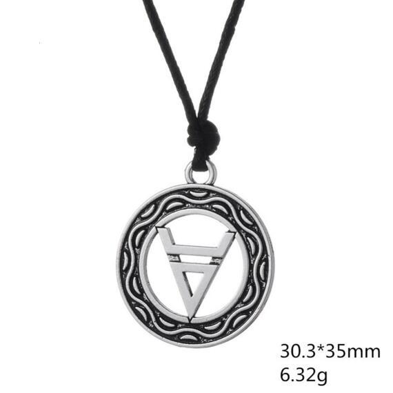 Veles Symbol Weles Choker Talisman Pendant Statement Necklace Men Irish knot Viking Slavic Amulet Religion Necklaces